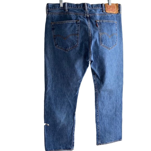 Levi's 501xx Men's Jeans Size 40x32 Red Tag Classic Button Fly Straight Med Wash - Picture 2 of 15